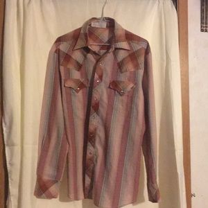 KENNINGTON ranchwear long sleeve shirt large
